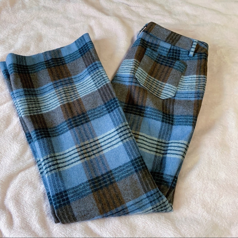 Vintage Wool plaid pants